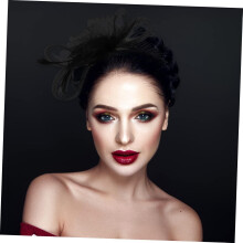 Retro Fascinator Hat Headband for Women Elegant Hair Accessory