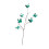 Bouquet de fleurs artificielles avec papillons (1 pièce) 2