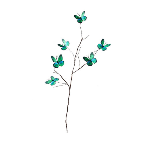 Bouquet de fleurs artificielles avec papillons (1 pièce) 1
