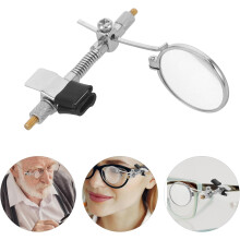Loupe de bijoutier à clip, grossissement 5x, lentille de 25 mm, pour la réparation de montres et la fabrication de bijoux