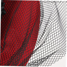 Red Mesh Fascinator Hat Women’s Bridal Wedding Headwear Elegant Party Banquet Hair Accessory