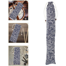 Custom Protective Drumstick Case Multifunctional Design Foldable Blue Sturdy Fabric Minimalist