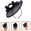 Retro Top Hat Hårspänne Mesh Fascinator Hatt för Damer Cli 1
