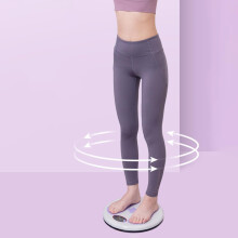 Taillendrehplatte mit Digitalzähler, violette Taillendrehscheibe