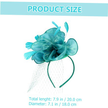 Eleganter Fascinator-Haarreif für Damen, ideal für Teepartys, mit abnehmbaren Haarspangen, leichtem floralem Design