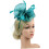 Fascinatorhode for kvinner Elegant teselskapshodeplagg med avtakbare hårspenner Lett blomsterdesign 1