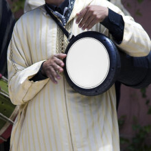 10-Inch Universal Polyester Drum Skin White Drum Head Replacement for Set