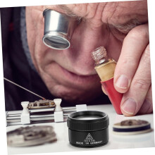 Lupă de bijutier Lupă optică 30x36mm cu lentilă de sticlă de înaltă definiție și ramă metalică