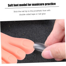 Nail Art Practice Right Foot Model Flexible Manicure Training Tool for Ladies for Nail Art Training and Practice