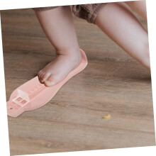 Fotmätare för baby och barn, enfärgad rosa, 6-20 cm fotlängdsmätare, lätt att bära med sig, sko