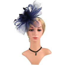 Cappello da sposa in rete, fascinator, cerchietto per capelli da donna, accessori flapper leggeri