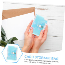 Holographic Card Holder PVC Multi-Slot Organizer