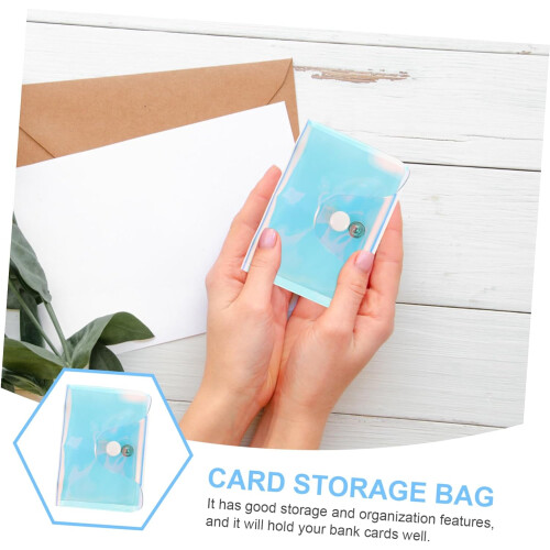 Holographic Card Holder PVC Multi-Slot Organizer