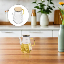 700 ml-es üveg olajkiöntő szójaszósz adagoló olívaolaj adagoló hordozható többcélú olajkeverék palack