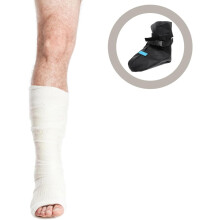 Sapato médico de caminhada proteção cirúrgica do pé bota fundida com ajustável