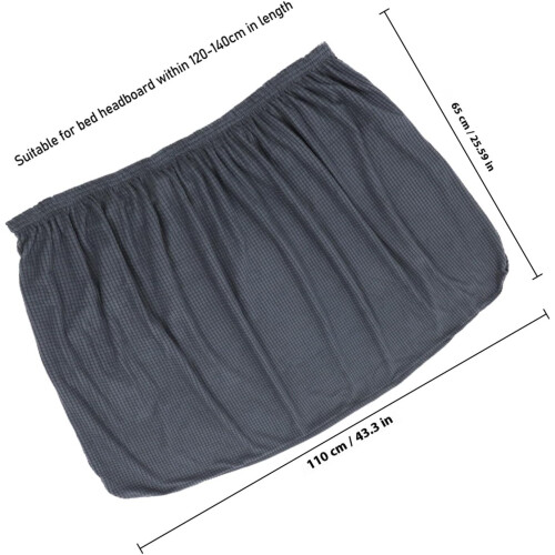 Elastischer Kopfteilbezug, minimalistisches Design, dehnbares Polyestergewebe 1