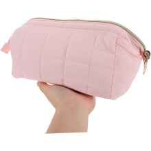 Aufbewahrungstasche für Toilettenartikel, flauschig, klein, Kosmetiktasche, Organizer, Reise-Kulturbeutel mit Reißverschluss