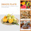 Panier à goûter multifonction pour la maison, couleur kaki, style simple et élégant 5