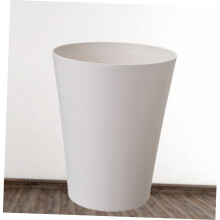 Papelera redonda para baño, elegante, de 10 litros, sin tapa, moderna.