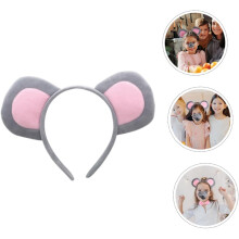 Cute Mouse Ears Headband Fabric Mouse Ears Party Headband Easy to Wear Simple