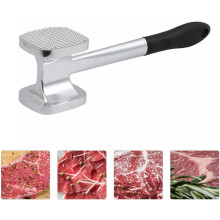 Steakhammer aus Aluminiumlegierung, doppelseitiger Fleischhammer, leicht zu reinigende Öffnung im Griff