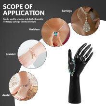 Jewelry Display Mannequin Hand PVC Bracelet and Watch Holder Stand