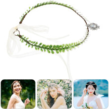Fairy Headpiece for Women Rhinestone Leaf Crown Fashionable Unique Design Easy