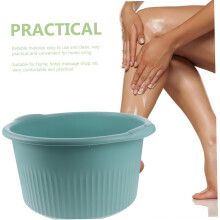 Fußbadewanne, Eimer, Fußmassagewanne, grünes, isoliertes Badebecken für den Haushalt zur Stresslinderung und Entspannung