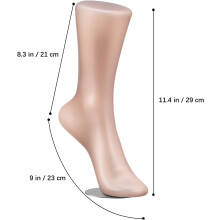Plastic Female Magnetic Foot Model Mannequin Realistic Shape and Enhanced Durability
