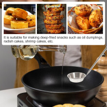 Stainless Steel Frying Mold for Home Kitchen Cooking Utensil 304 Food Grade Rust-Proof Oval Shape