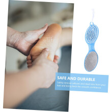 Kit per la cura dei piedi 4 in 1 con pietra pomice, lima per unghie e rimuovi calli per piedi lisci (colore casuale) per pedicure a casa