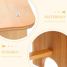Taburete de madera antideslizante, taburete multiusos, reposapiés para sofá, para adultos, niños y niñas, para el hogar y la oficina.