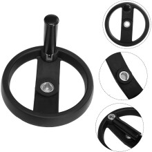 Nylon-Rundhandrad für Fräsmaschinen, Durchsteckbefestigung, Handkurbel, Drehrad, Doppelrad