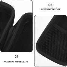 Étui de microphone portable en EVA avec pochette de transport et poche en filet intégrée