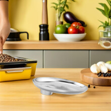 Accessoire hachoir à viande en alliage d'aluminium pour le broyage des aliments, pièce de rechange de forme ronde.
