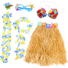 Party Girland Trópusi Strand Luau Dekorációk Virágok Leis Girland Újdonság