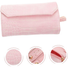 Borsa organizer portatile da viaggio per gioielli, ideale per collane, bracciali, orecchini, anelli e occhiali da sole.