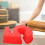 3d Red Silicone Number Cake Pan Oven Safe Non-stick Surface Small Cake Mold 6