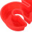3d Red Silicone Number Cake Pan Oven Safe Non-stick Surface Small Cake Mold 8