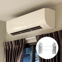 Support de climatisation argenté pour unité intérieure, accessoires de suspension