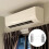 Support de climatisation argenté pour unité intérieure, accessoires de suspension 1