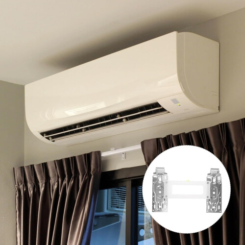 Support de climatisation argenté pour unité intérieure, accessoires de suspension
