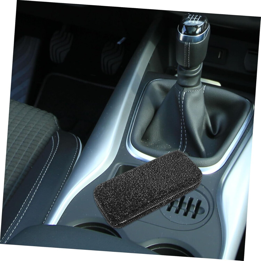 Hkhbjs Diamond Car Sunglasses Case Portable Rhinestone Eyeglass Holder For Sunglasses Case