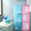 Hanging Mesh Storage Bag 3 Tier Organizer Multi-layer Design Polyester Fabric Space Saving 4