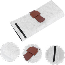Bolsa de almacenamiento de joyas, caja de fieltro para joyas, anillos, pendientes, collares, joyero, organizador para el hogar y viajes.