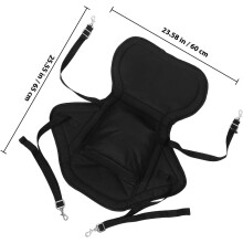 Coussin de dossier gonflable pour kayak, confortable, portable et souple
