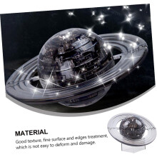 Puzzle 3D Saturne en cristal, 40 pièces, modèle éducatif à monter soi-même pour l'éveil des tout-petits, décoration d'anniversaire et de maison