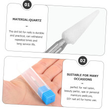 Cabeça de moagem de broca de prego para brocas de segurança de manicure para broca de prego para uso de salão Cuidados da cútica