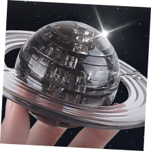 3D Szaturnusz Kristály Puzzle 40 db-os Oktatási DIY Modell Korai Tanuláshoz Születésnaphoz és Otthon Dekorációhoz