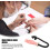 1pc Bendable Artificial Hand Model for Manicure Training Nail Art Practice Accessory Gesture Light Brown 8